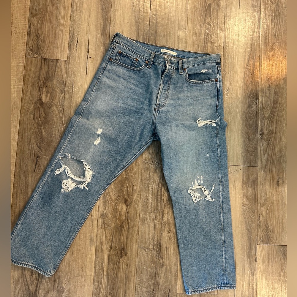 Levi’s Wedgie cropped jeans